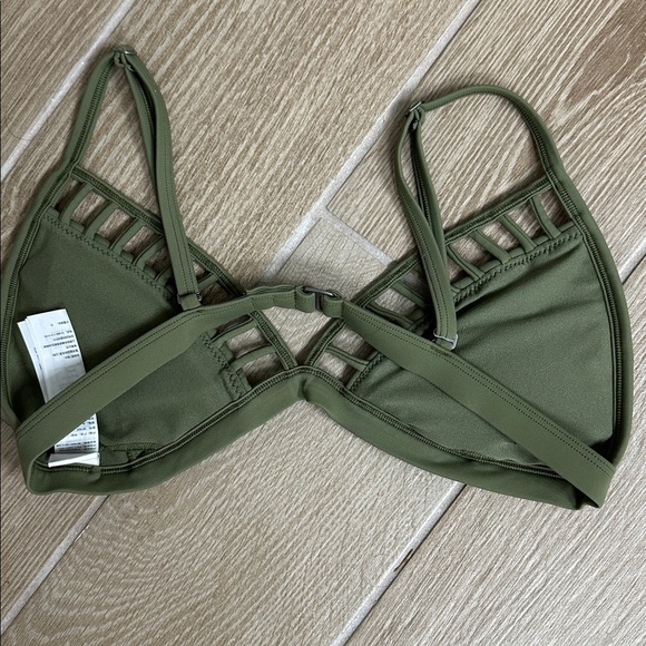 Hollister Olive Green Strappy Bikini Top - Picture 3 of 6